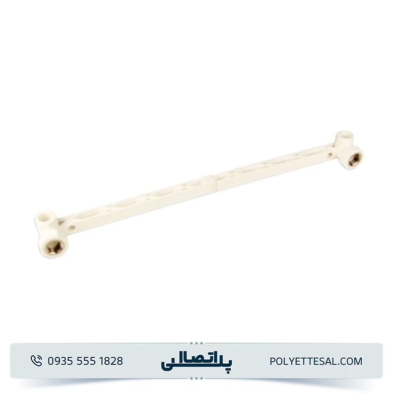 زانویی زوج رادیاتوری 500 یکسر فلزی سفید آذین