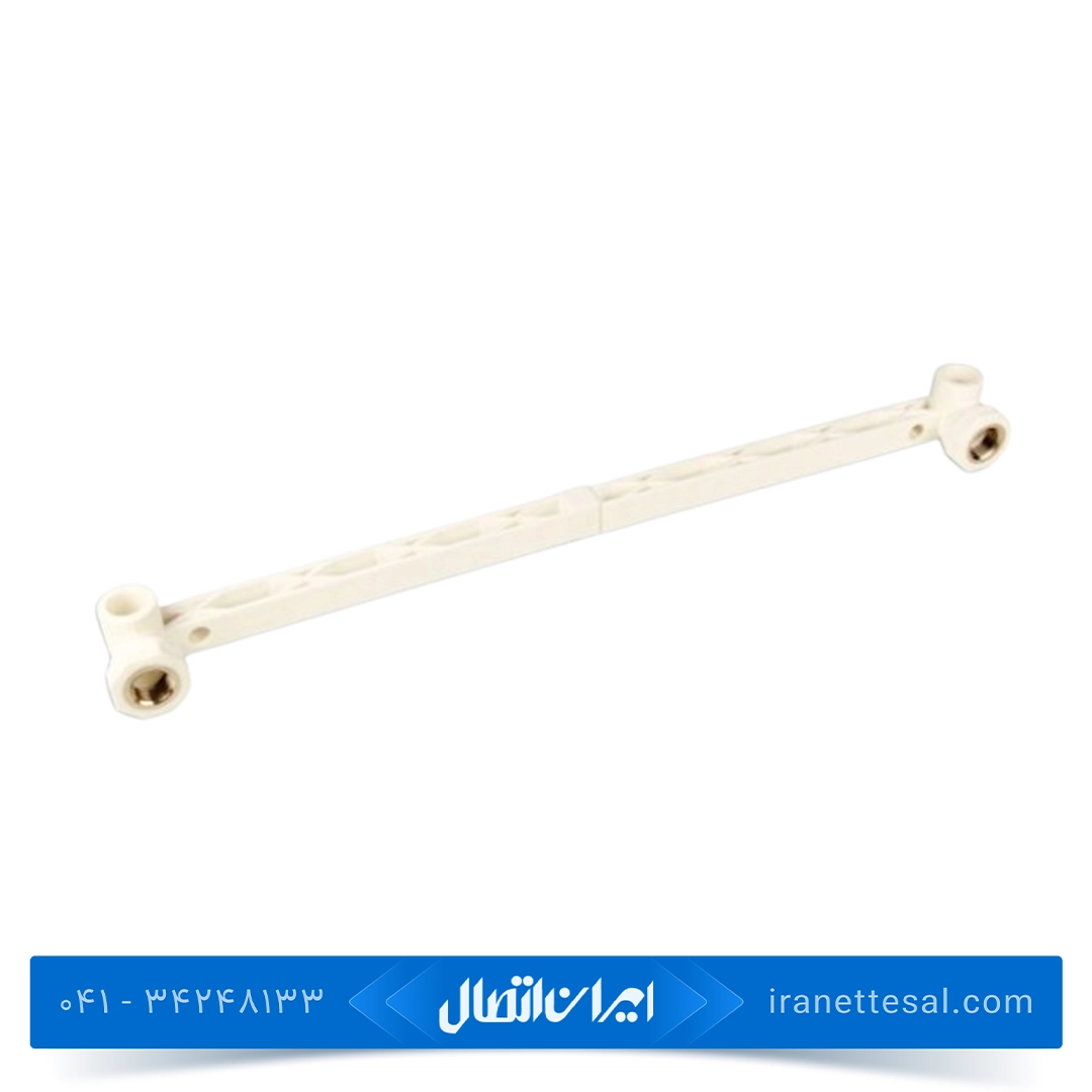 زانویی زوج رادیاتوری 500 یکسر فلزی سفید آذین
