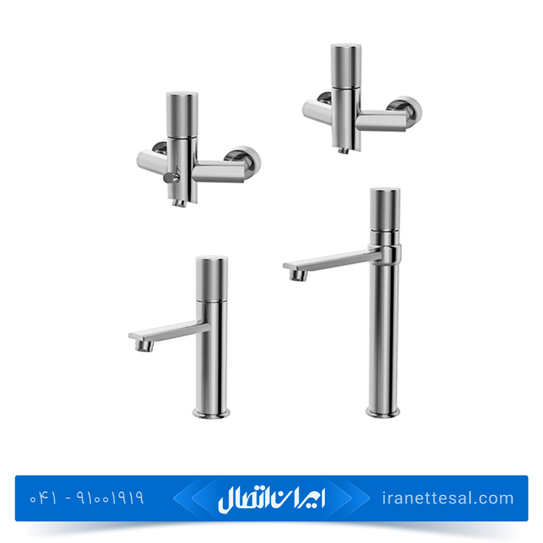 ست شیرآلات کسری مدل کراون کروم