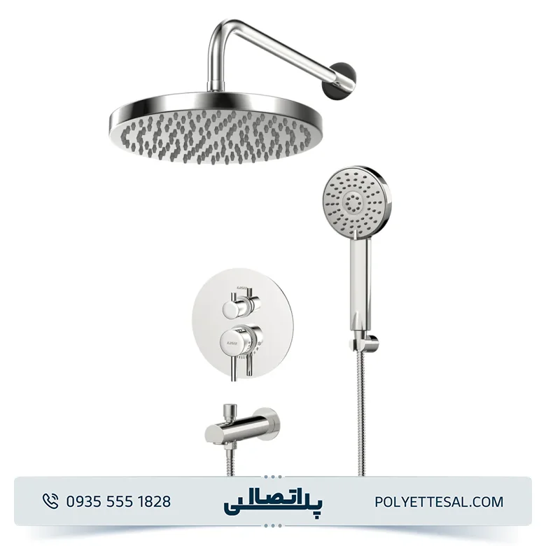 شیر حمام توکار کسری مدل کوئین