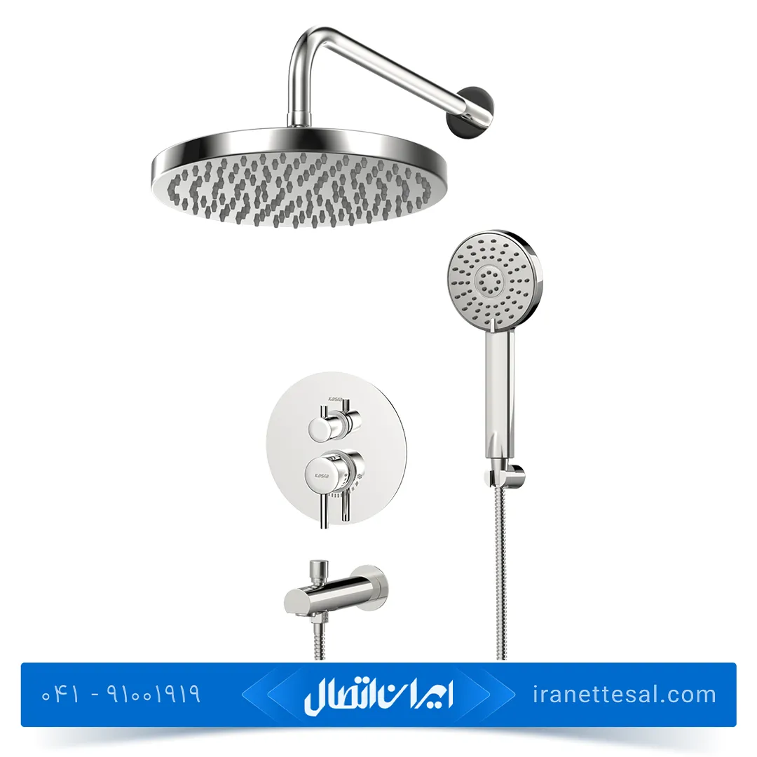 شیر حمام توکار کسری مدل کوئین