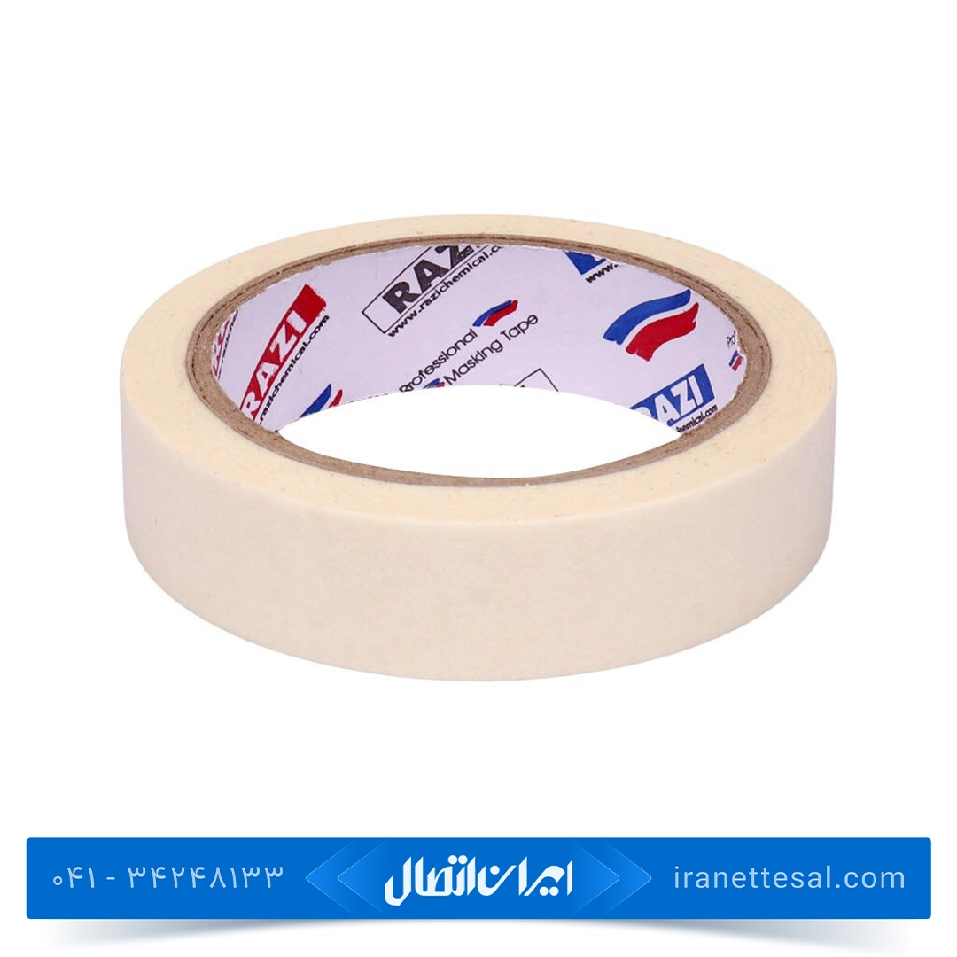 چسب نواری کاغذی رازی 30 یارد