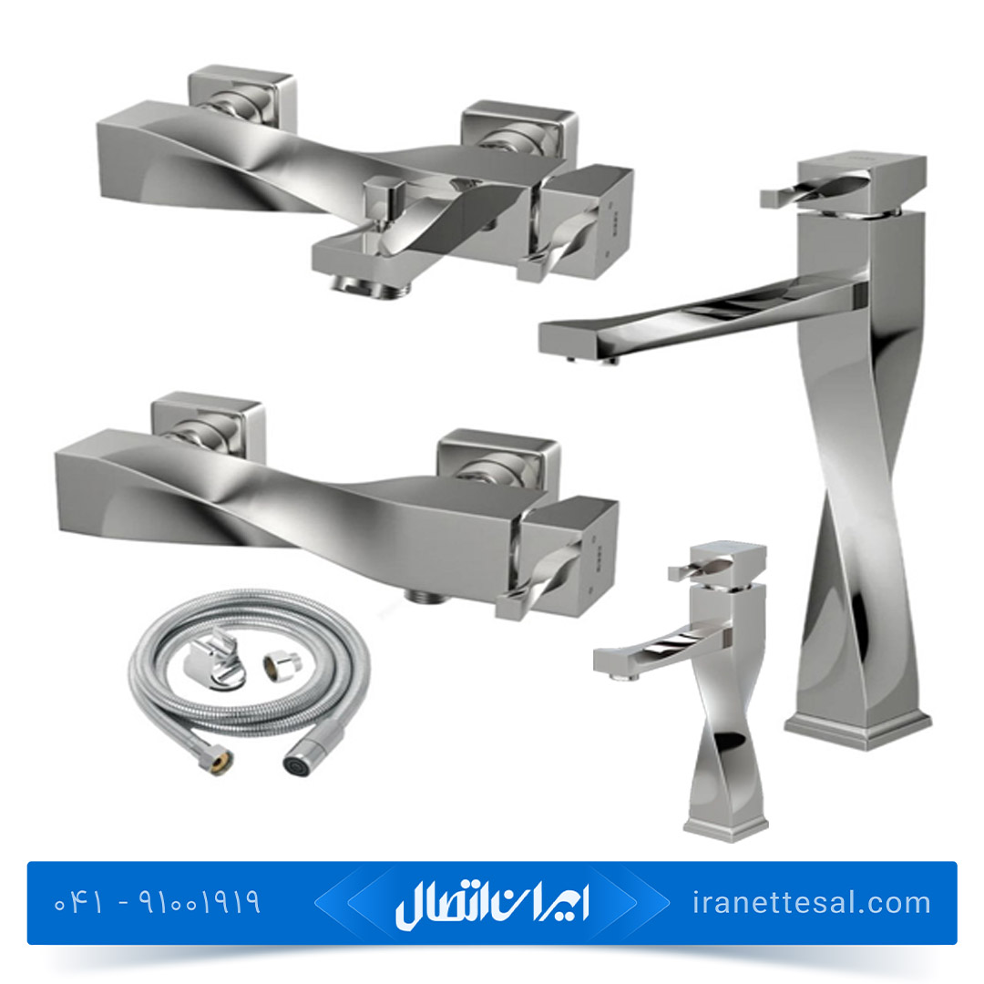 ست شیرآلات کسری مدل فیلادلفیا کروم