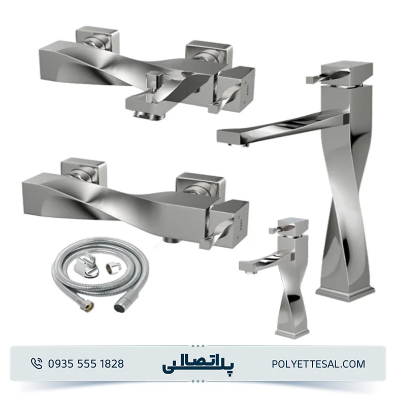 ست شیرآلات کسری مدل فیلادلفیا کروم