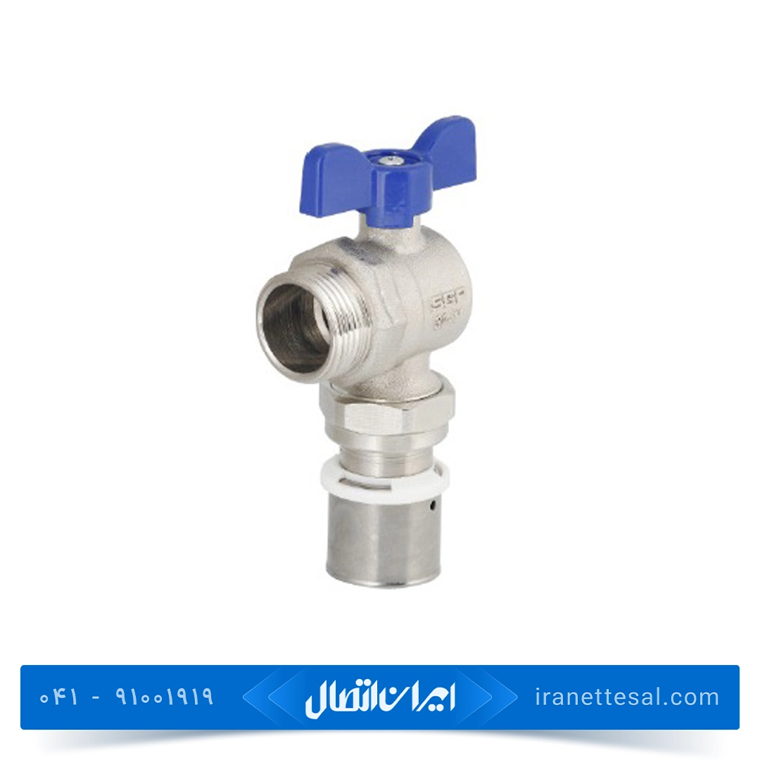 شیر زانویی روپیچ دارای مهره تنظیم با مهره پرسی نیوپایپ