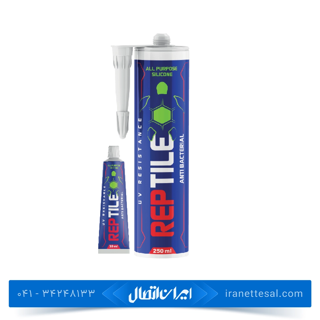 چسب سیلیکون همه کاره رازی مدل رپتایل Reptile حجم 250