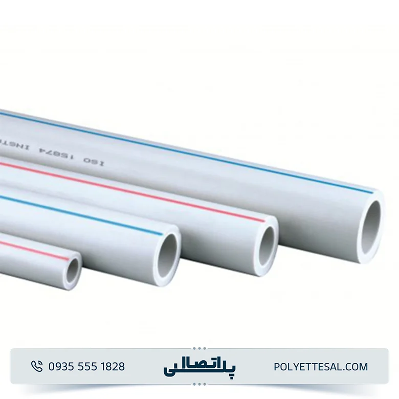 لوله سفید آذین سایز 90